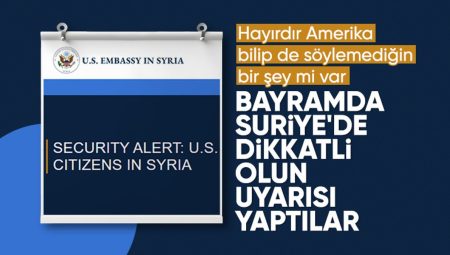 ABD’den Suriye için Ramazan Bayramı uyarısı: Kamu kurumlarına hücum olabilir