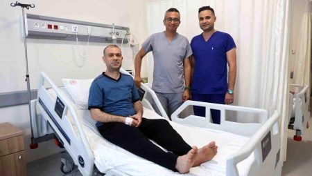 Hatay’da sırtından 1.5 kg tümör çıktı