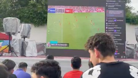 Kırıkkale’de ulusal maç yerine ‘oyun videosu’ izletildi