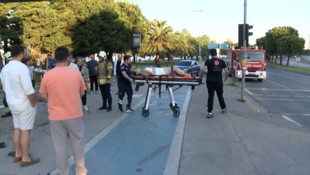 Şoförünün Direksiyon Hakimiyetini Kaybeden Araba Takla Attı