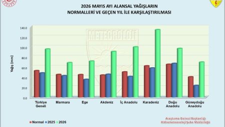 Türkiye’de yağışlarda son 33 yılın mayıs rekoru
